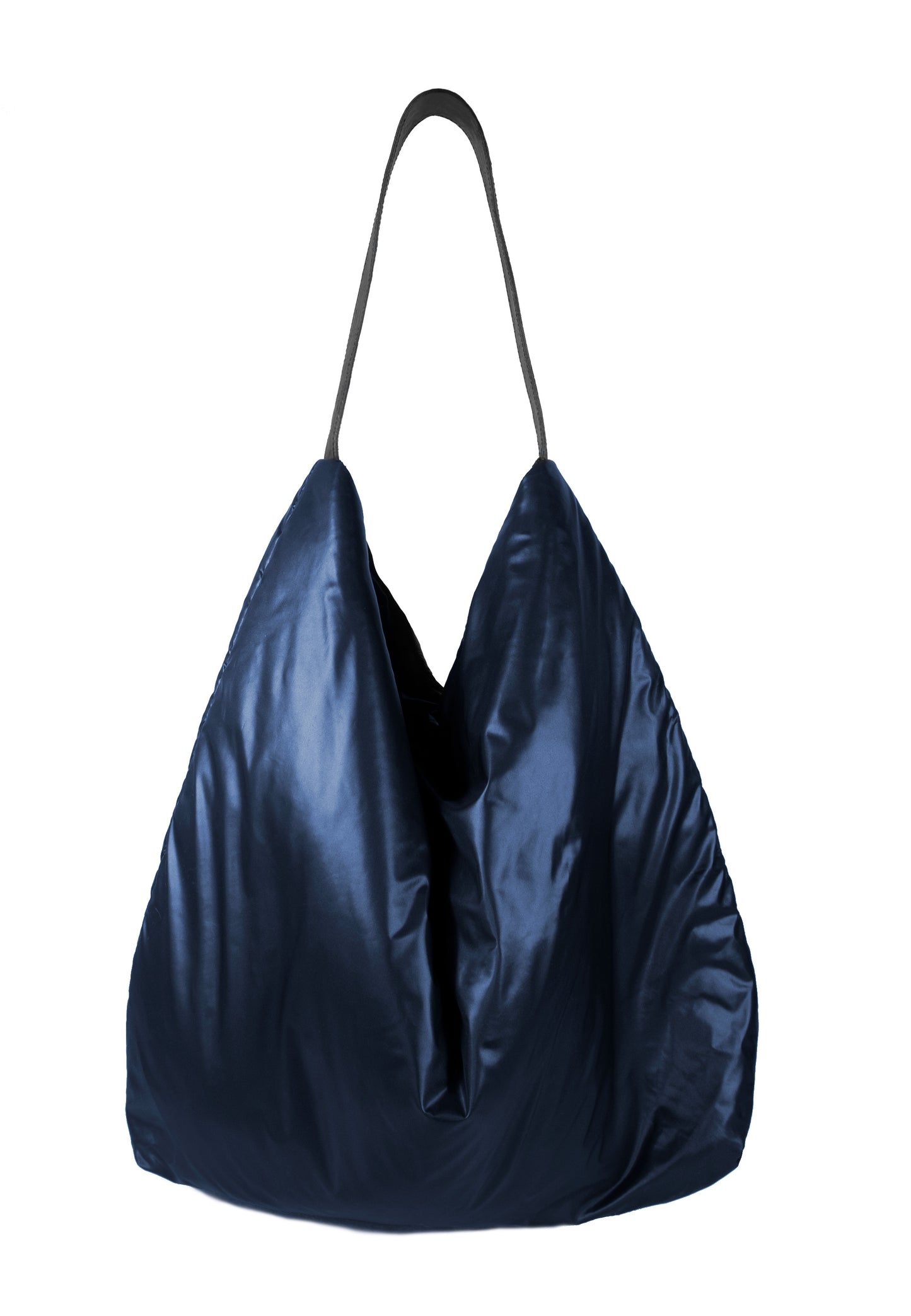 BLUE PUFFER BAG