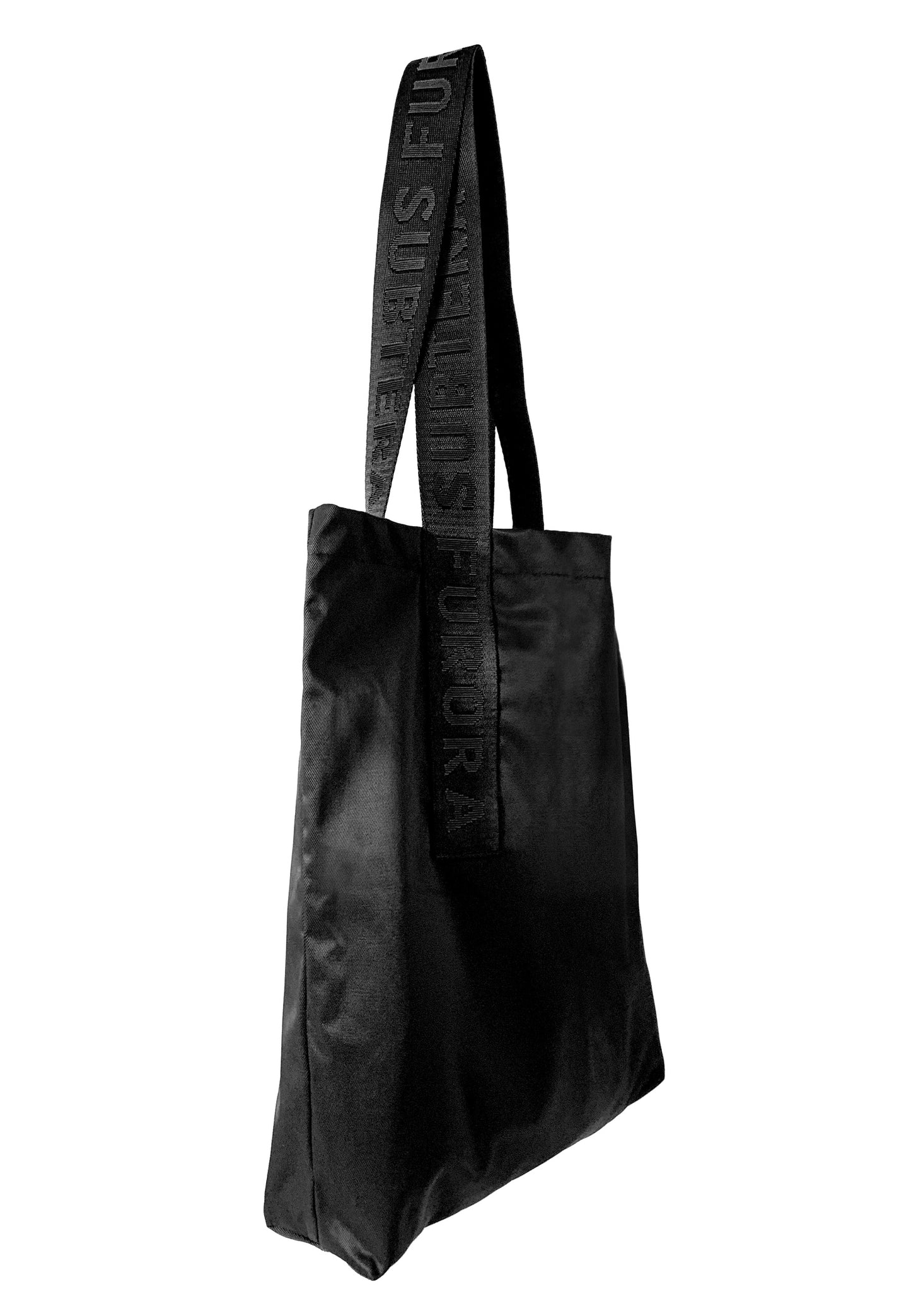 SHOPPER BAG WITH BLACK FURORA STRAPS