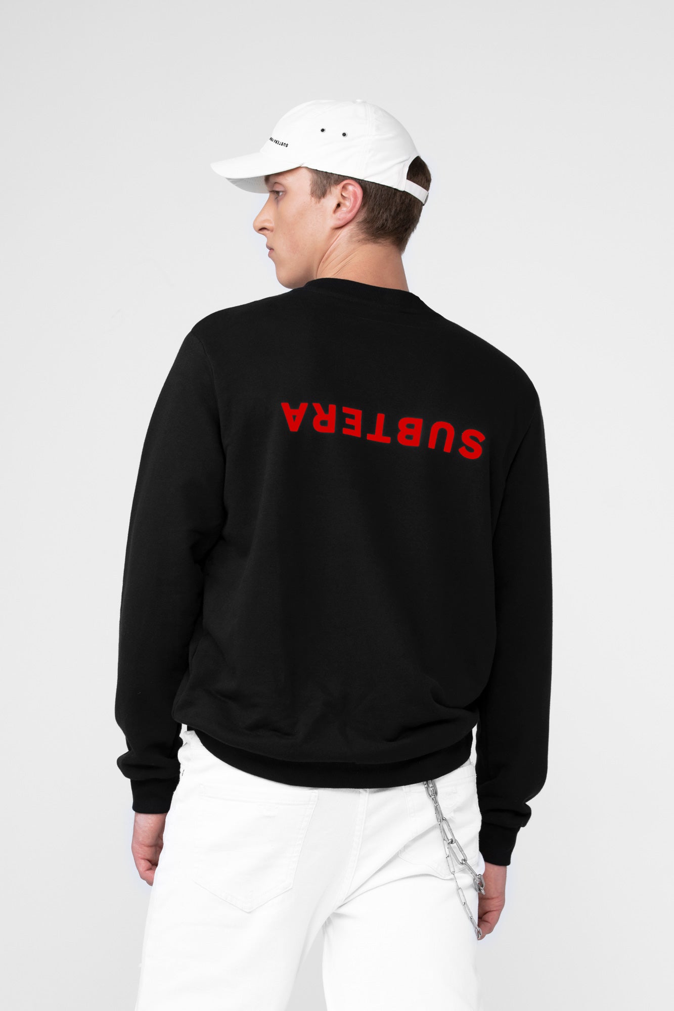 SWEATSHIRT LOGO RED