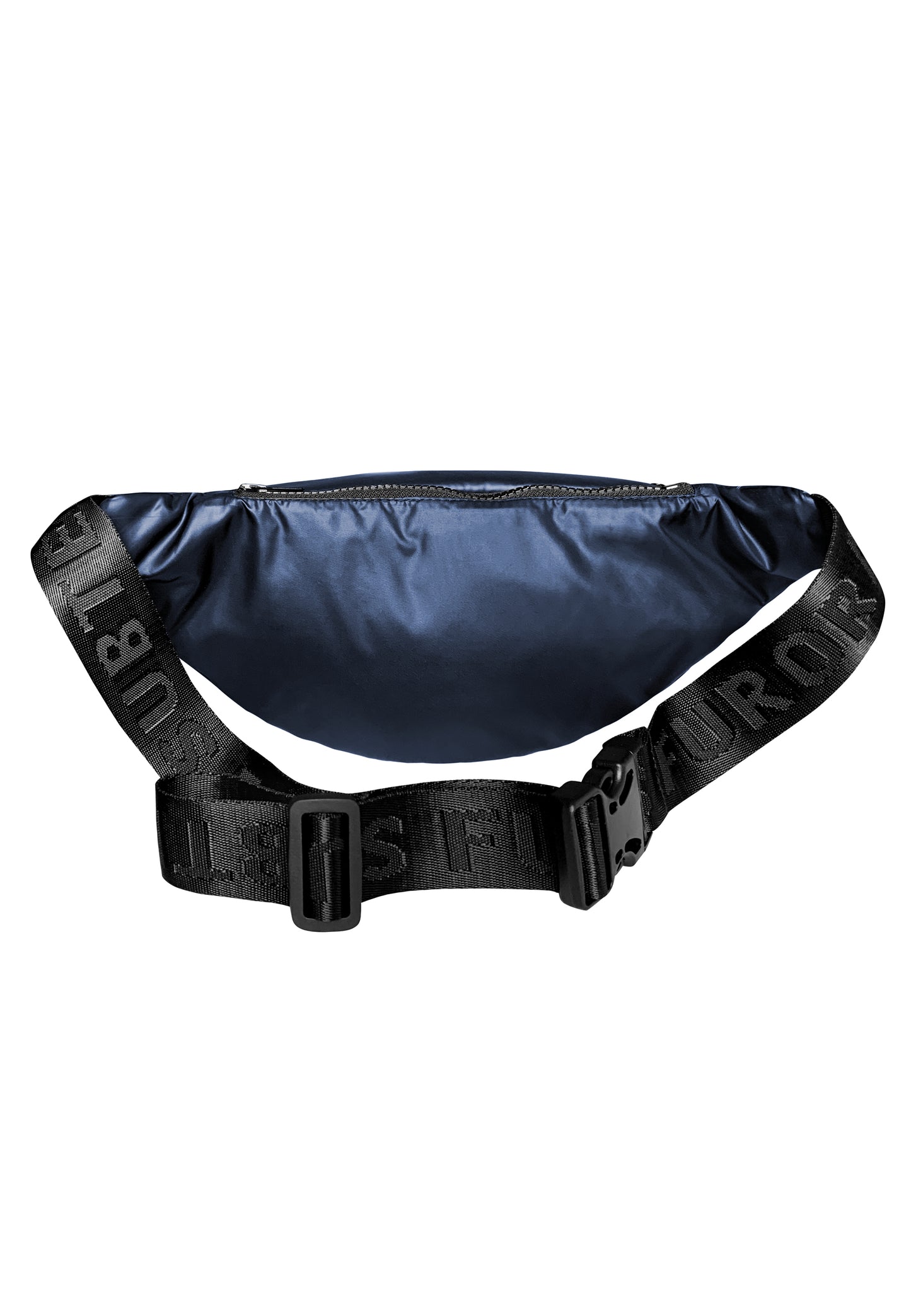 BLUE PUFFER BUM BAG