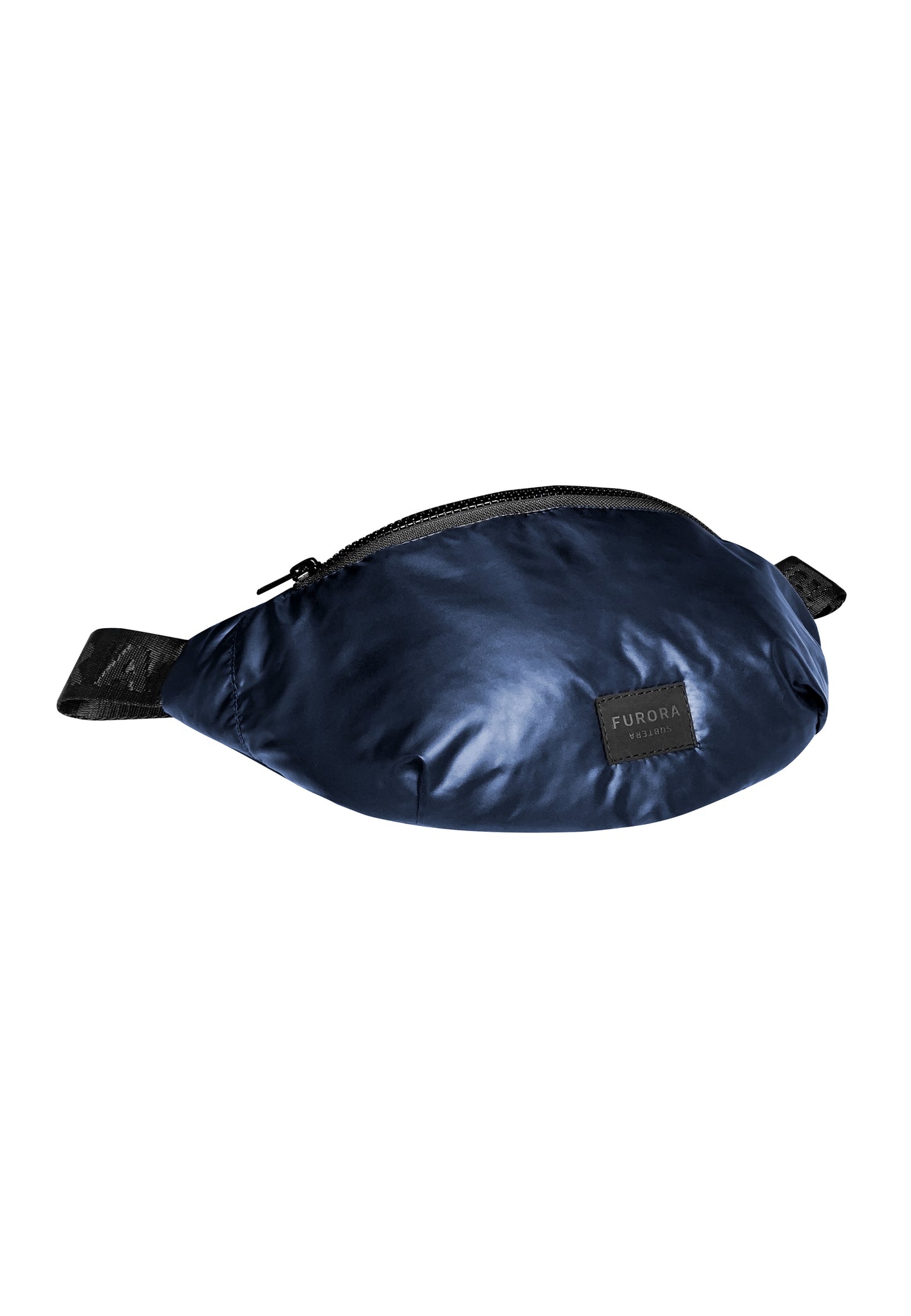 BLUE PUFFER BUM BAG