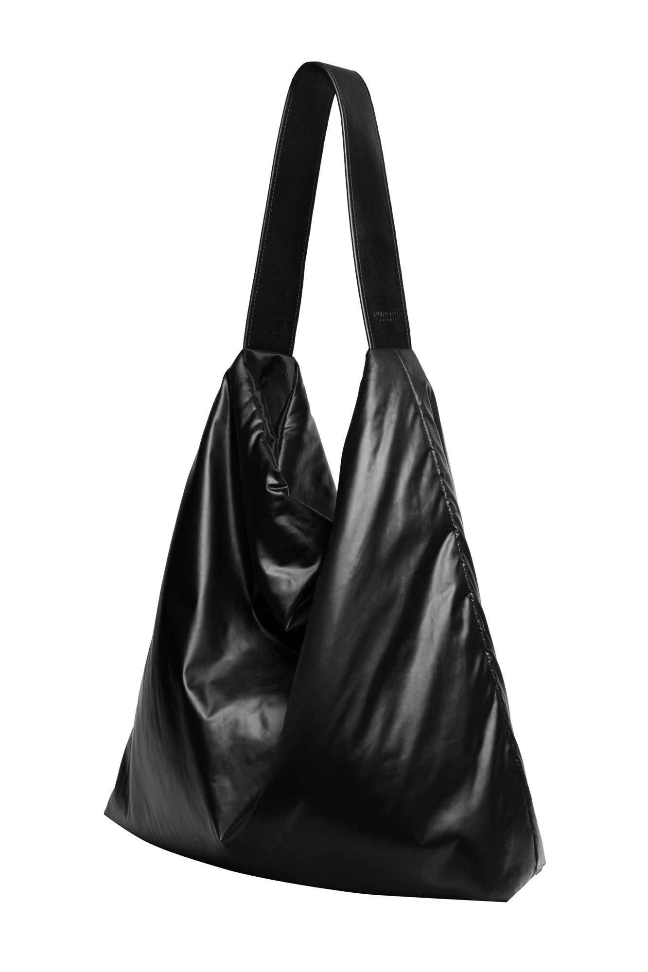 BLACK PUFFER BAG