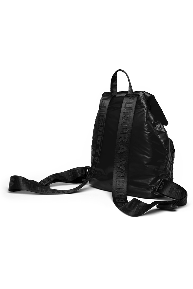 BLACK MINI PUFFER BACKPACK