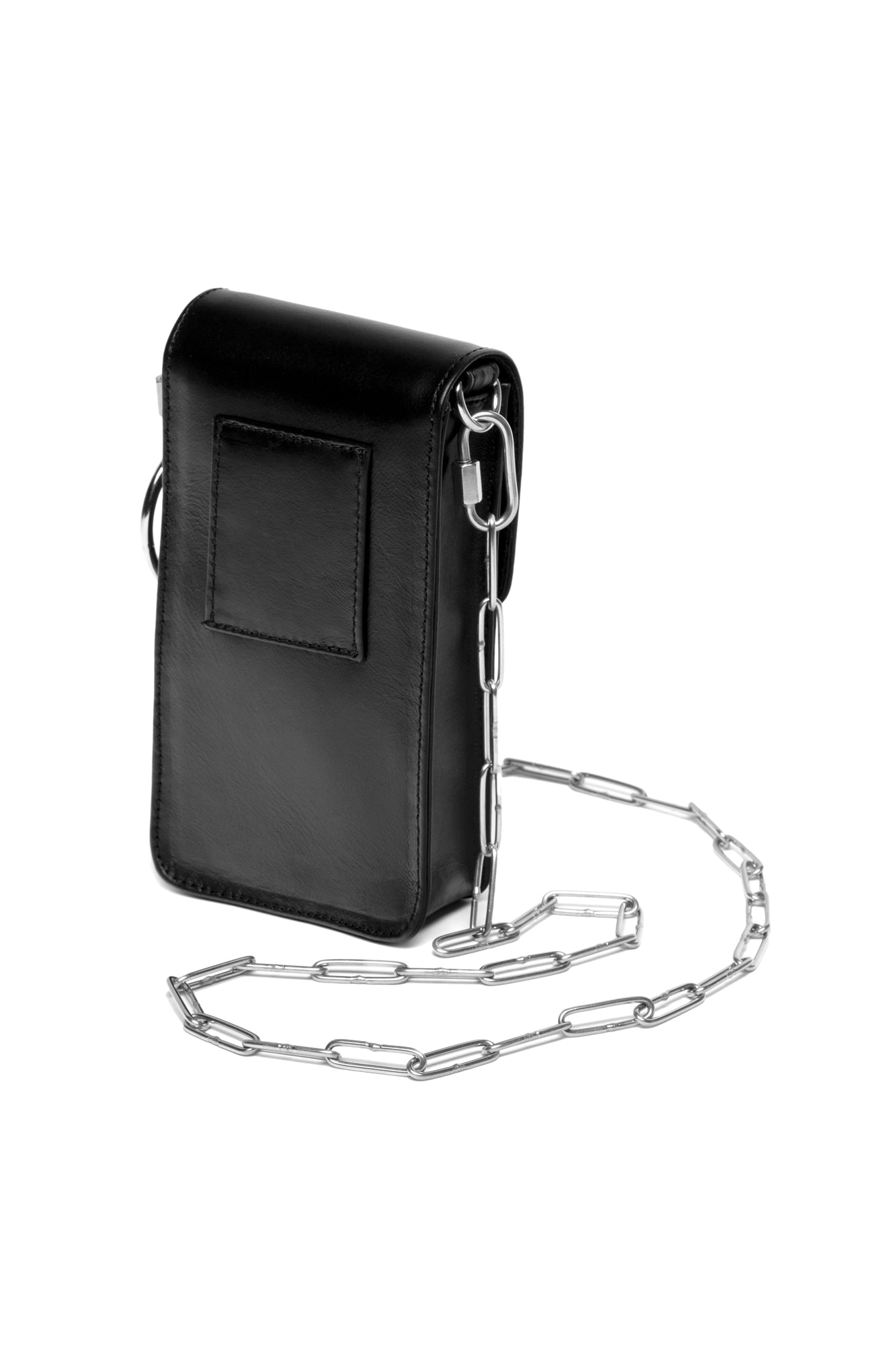 LEATHER CROSSBODY CHAIN BAG